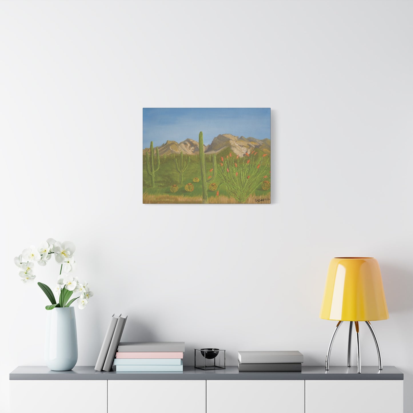 "View from Oro Valley" - Stretched Canvas Wall Decor