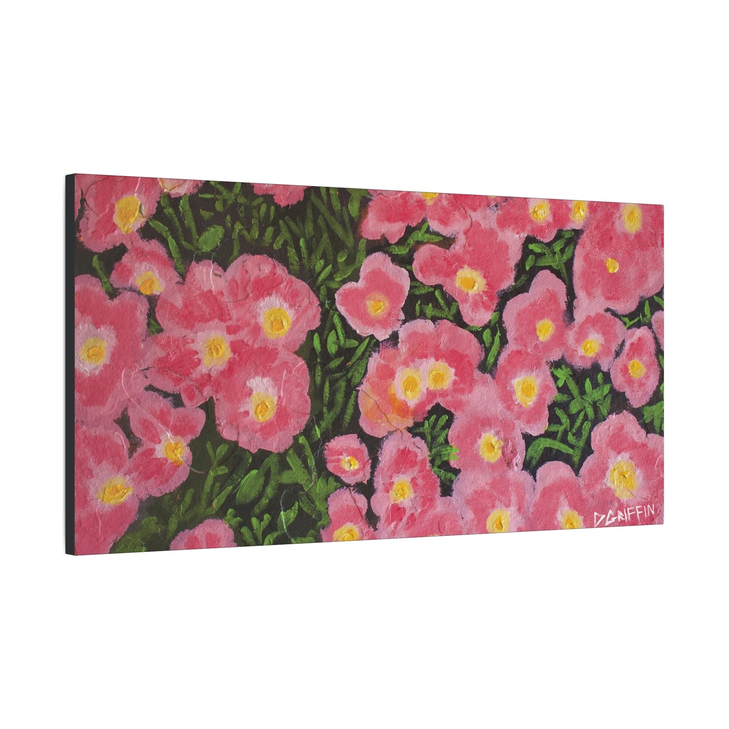 "Pink Petals" - Stretched Canvas Wall Decor