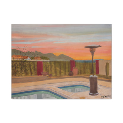 "Horse Run Dr" - Stretched Canvas Wall Decor