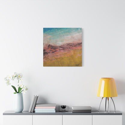 "Sunset on the Ridge" - Stretched Canvas Wall Decor