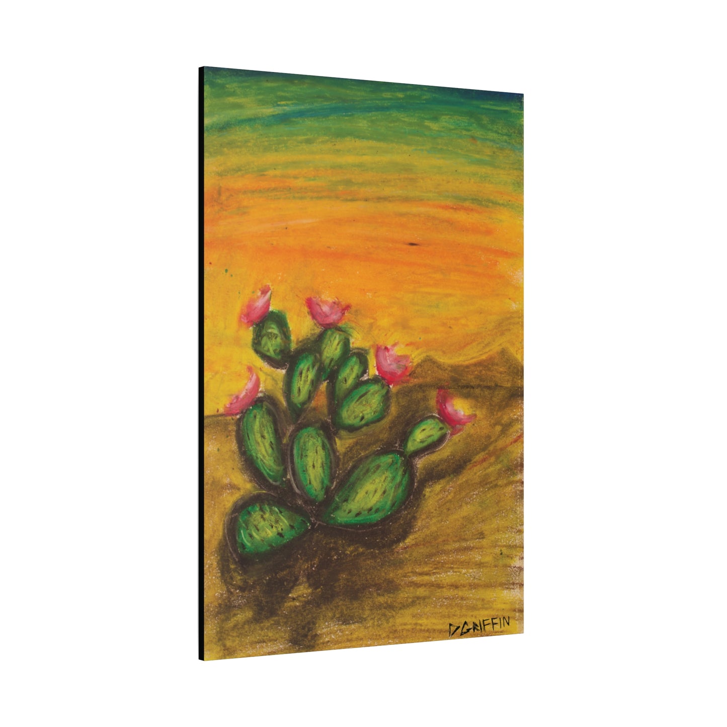 "Prickly Radiance"- Stretched Canvas Wall Decor