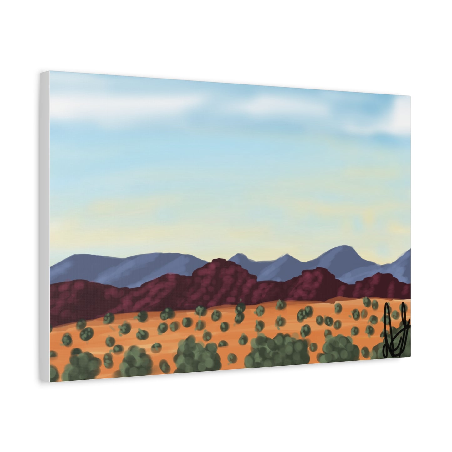 "Morning Horizon" - Stretched Canvas Wall Decor