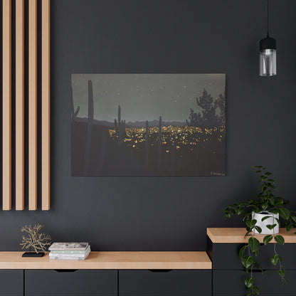 "Ocean of Jewels" - Stretched Canvas Wall Decor