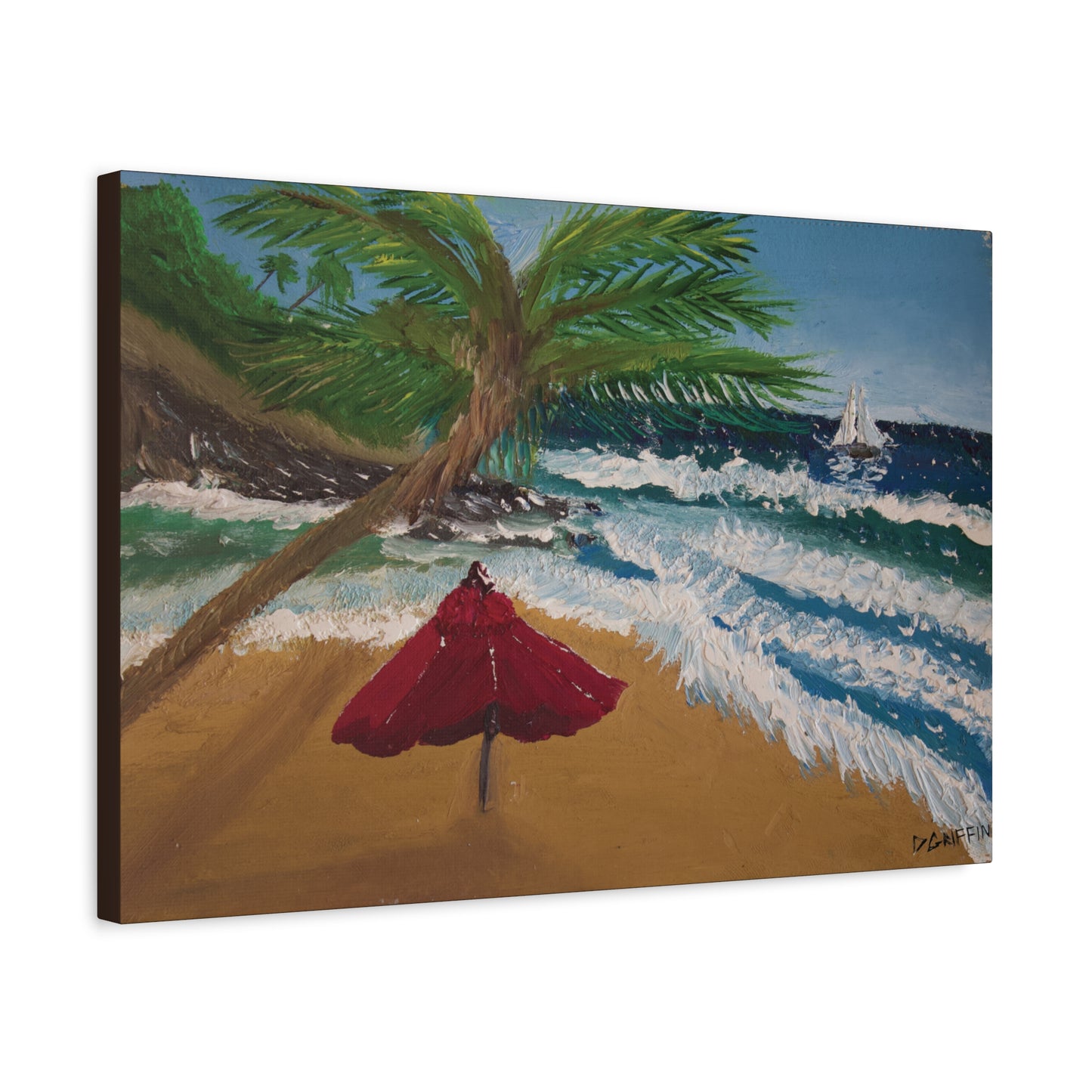 "Hilo Shores" - Stretched Canvas Wall Decor