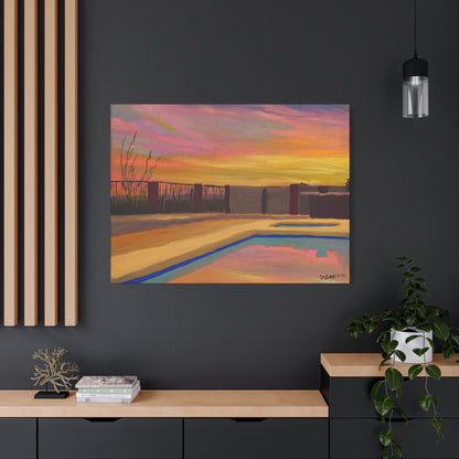 "Catalina Sunset" - Stretched Canvas Wall Decor