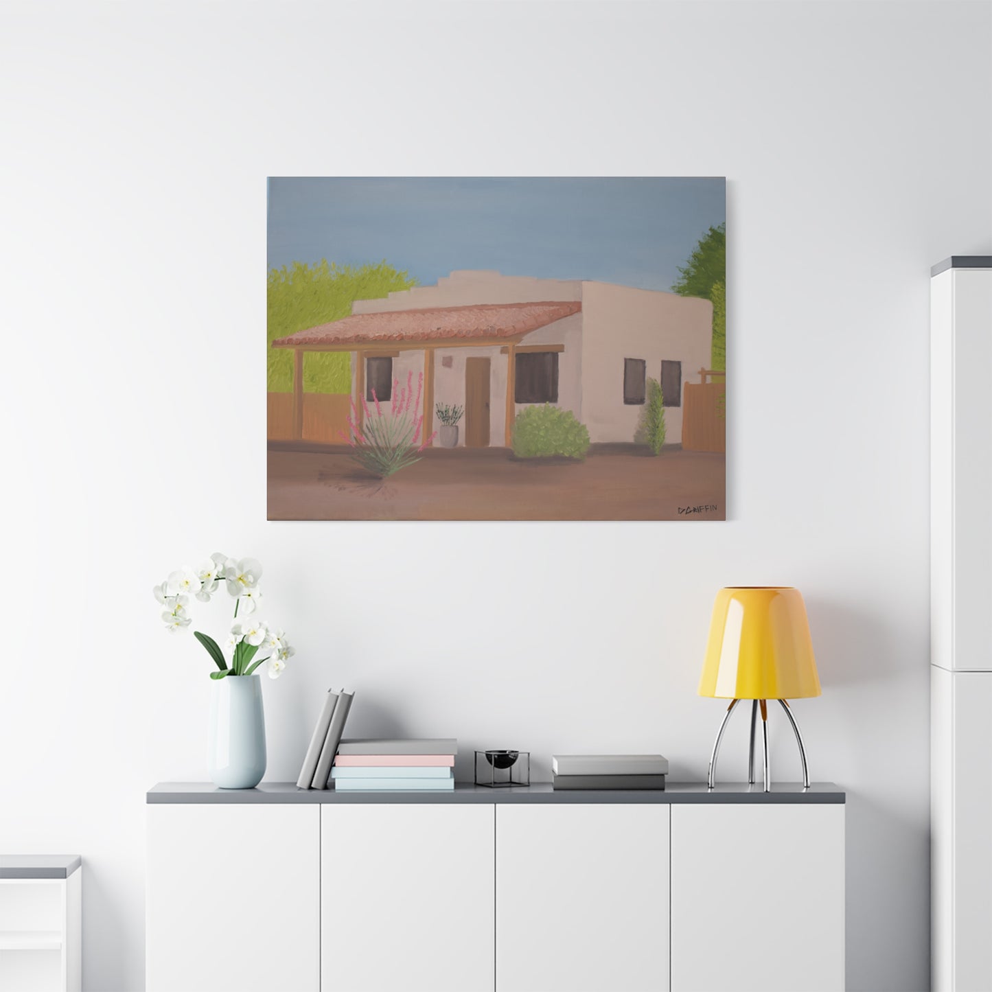 "Casita in the Sun" - Stretched Canvas Wall Decor