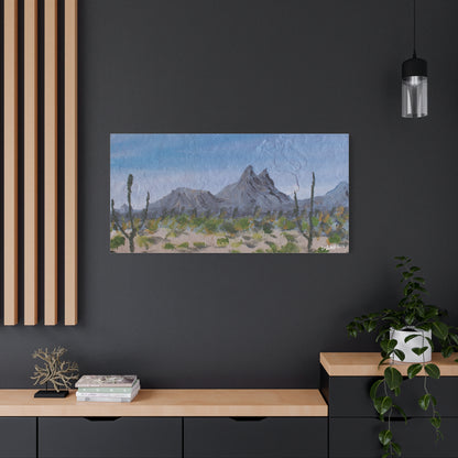 "Morning Mountain Haze" - Stretched Canvas Wall Decor