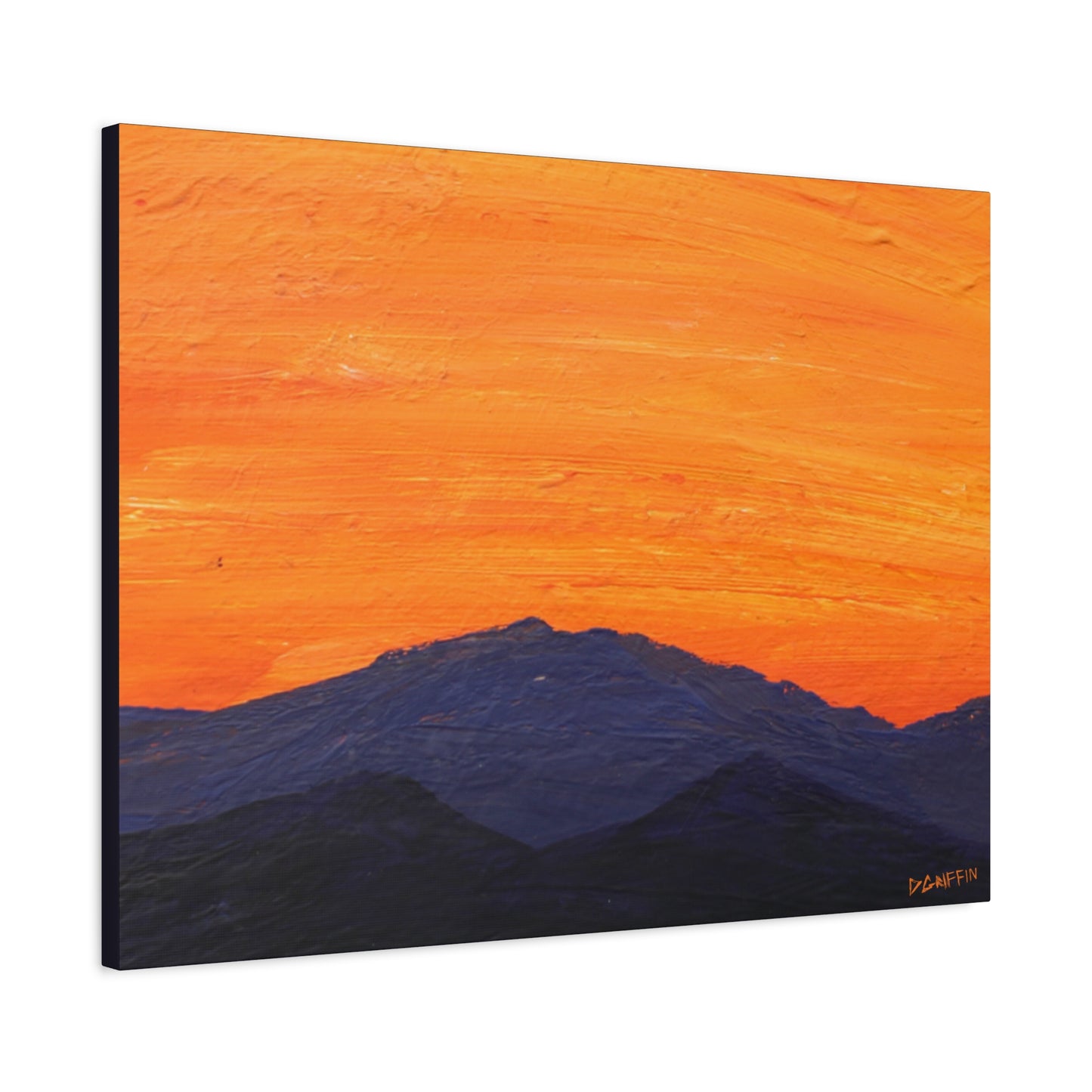 "Desert Indigo" - Stretched Canvas Wall Decor