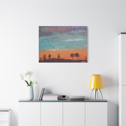 "Sonoran Sunset" - Stretched Canvas Wall Decor