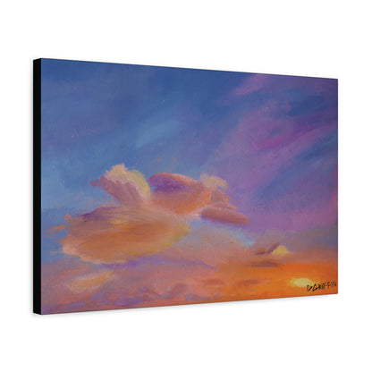 "Flight in the Clouds" - Stretched Canvas Wall Decor