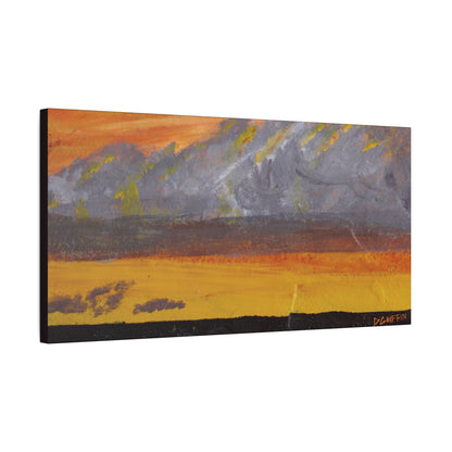 "Sonoran Monsoon" - Stretched Canvas Wall Decor