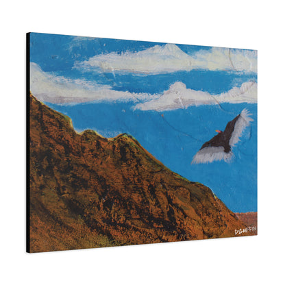 "Sonoran Scavenger" - Stretched Canvas Wall Decor