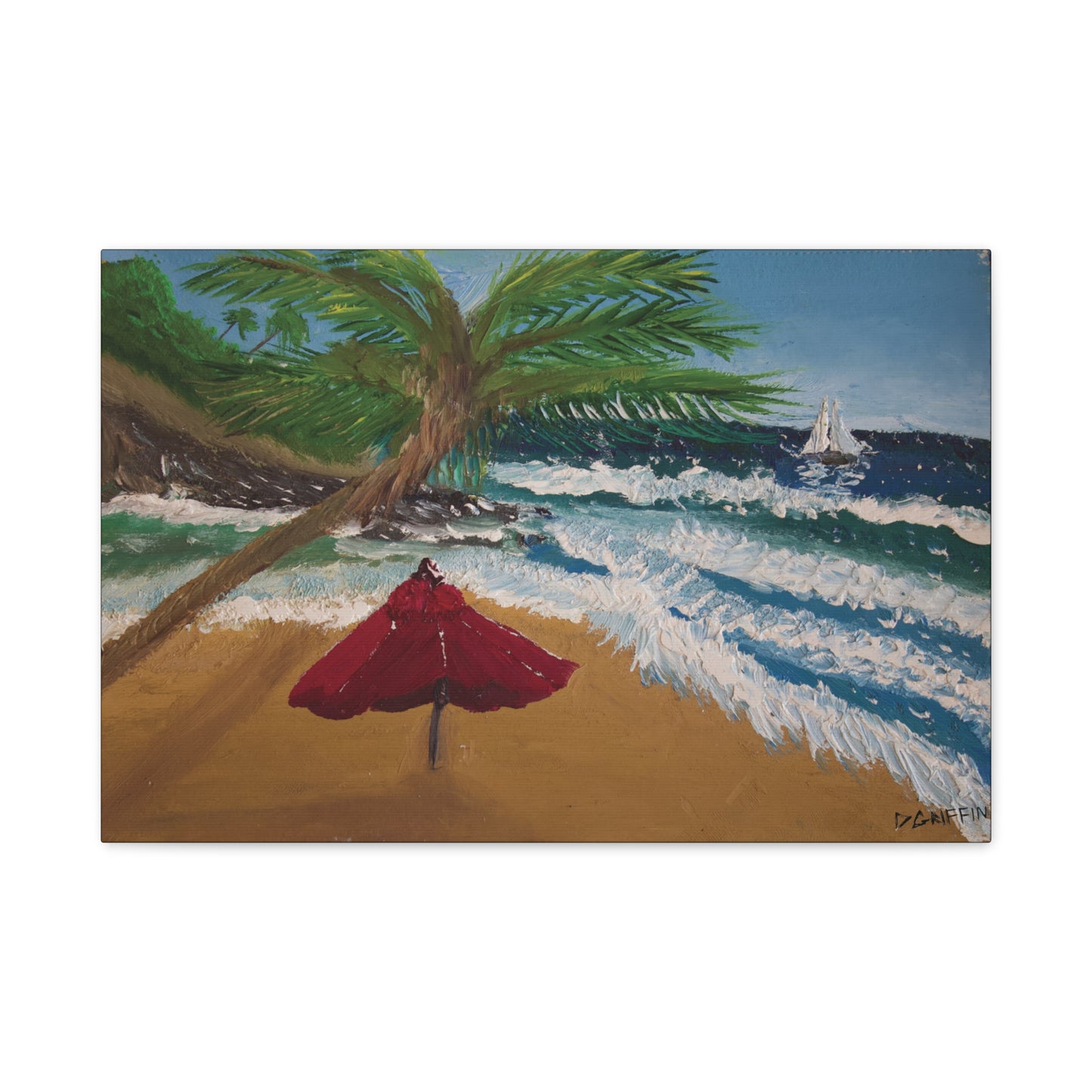 "Hilo Shores" - Stretched Canvas Wall Decor