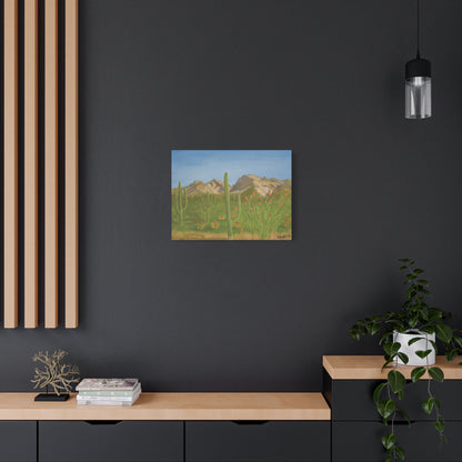 "View from Oro Valley" - Stretched Canvas Wall Decor