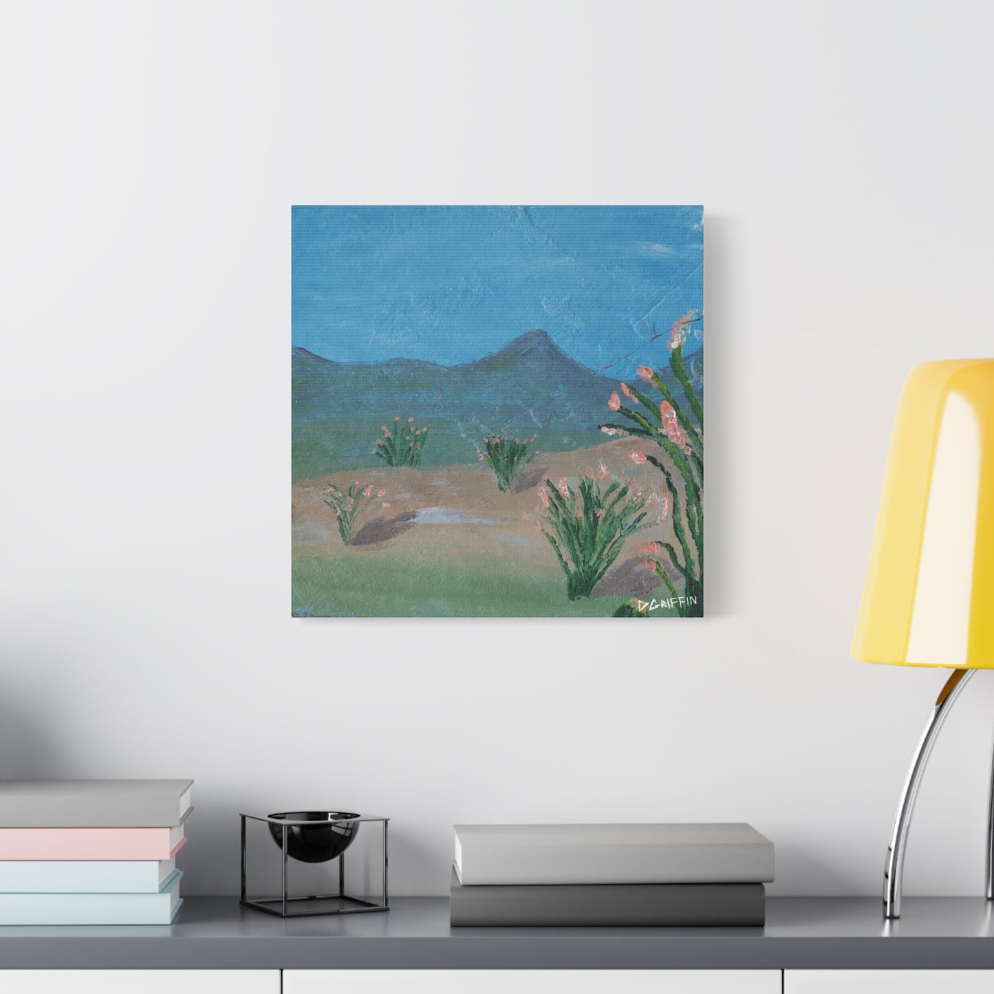 "Ocotillo Valley" - Stretched Canvas Wall Decor