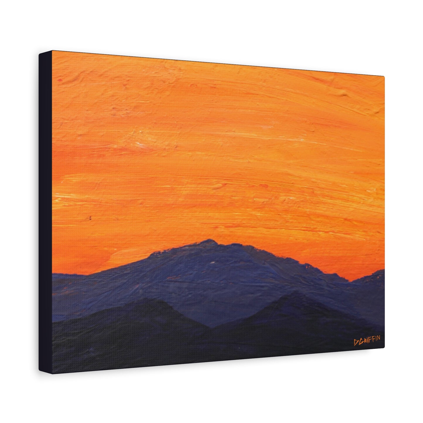 "Desert Indigo" - Stretched Canvas Wall Decor