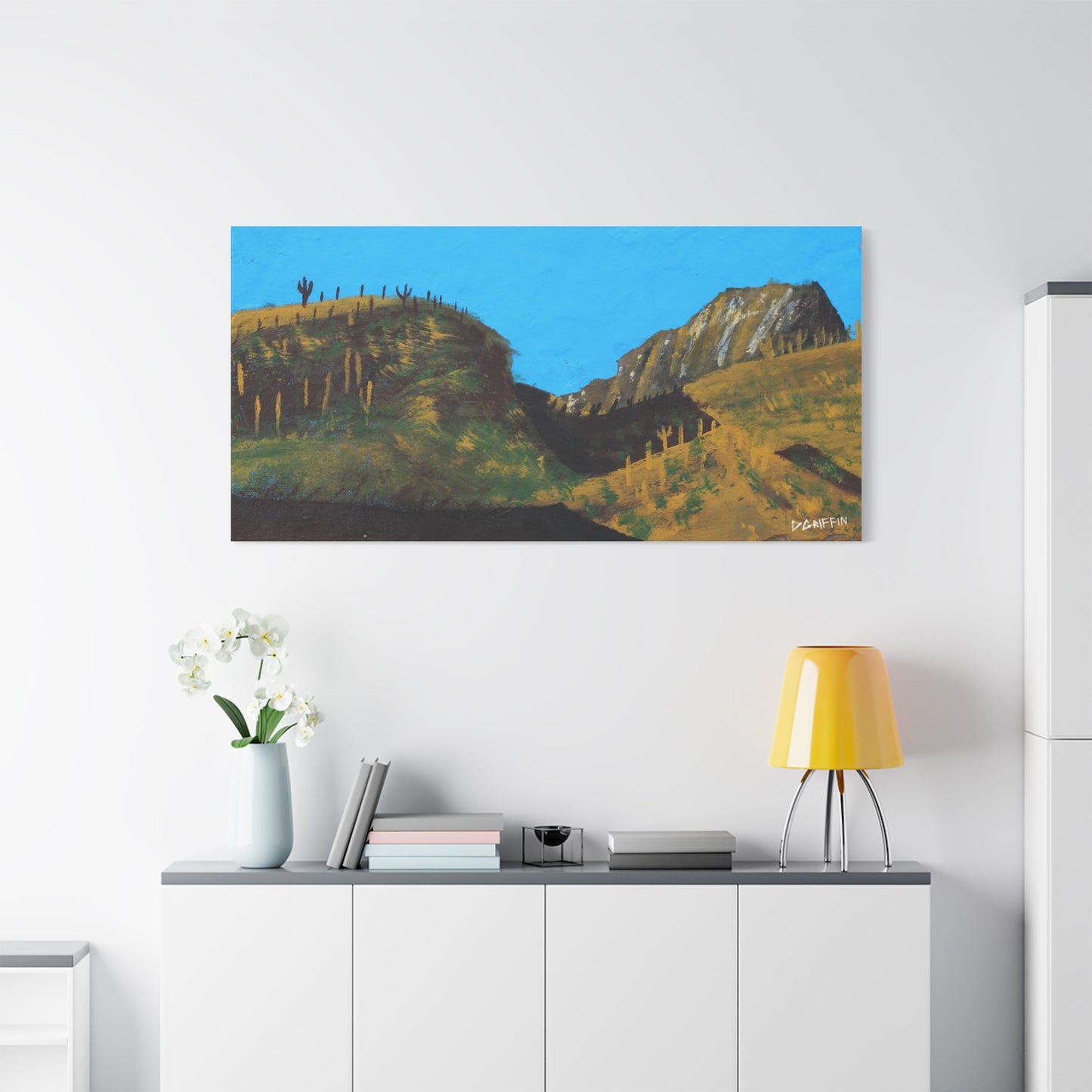 "Pima Canyon" - Stretched Canvas Wall Decor