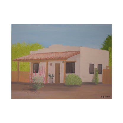 "Casita in the Sun" - Stretched Canvas Wall Decor