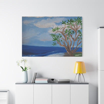 "Kona Coastline" - Stretched Canvas Wall Decor