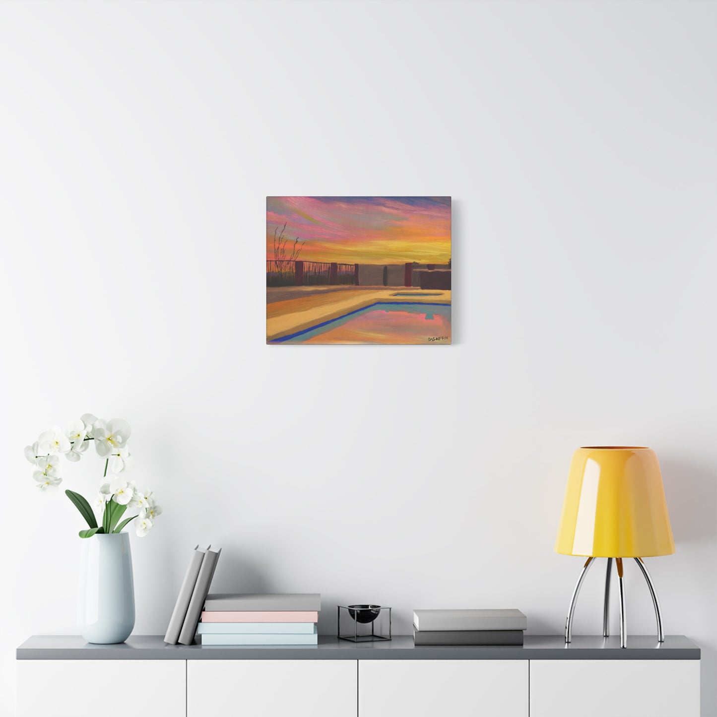 "Catalina Sunset" - Stretched Canvas Wall Decor