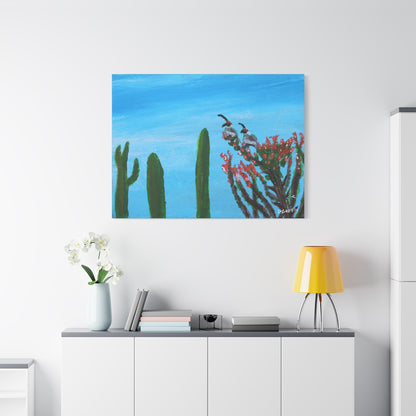 "Desert Duo" - Stretched Canvas Wall Decor