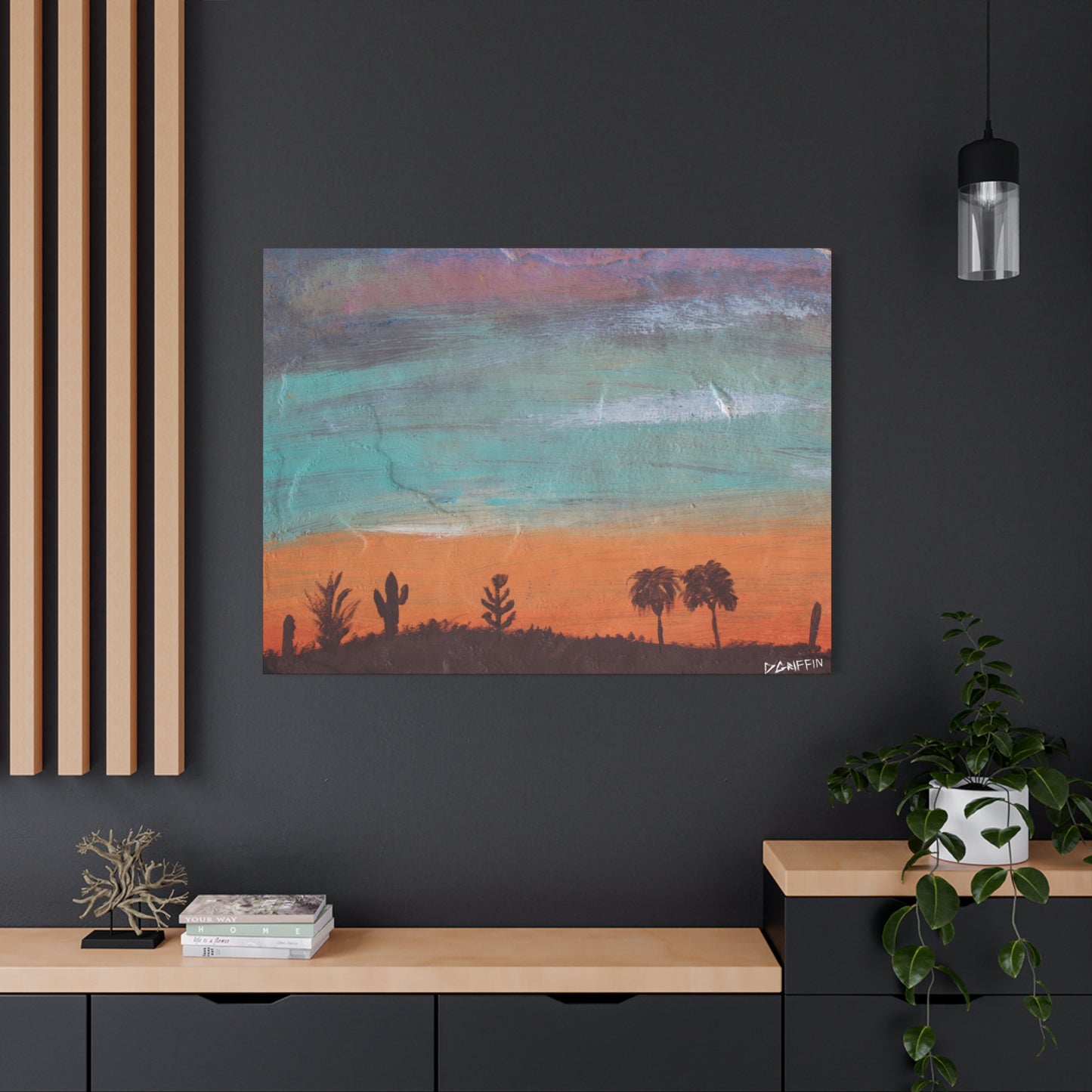 "Sonoran Sunset" - Stretched Canvas Wall Decor