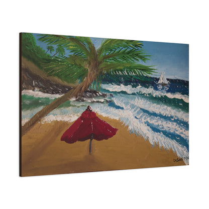 "Hilo Shores" - Stretched Canvas Wall Decor
