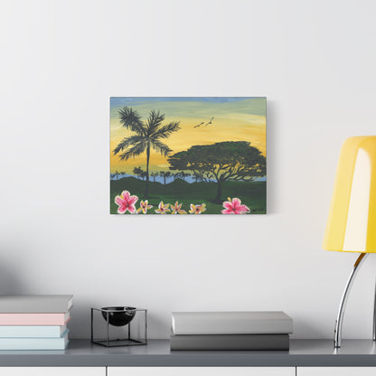 "Four Seasons Kona" - Stretched Canvas Wall Decor