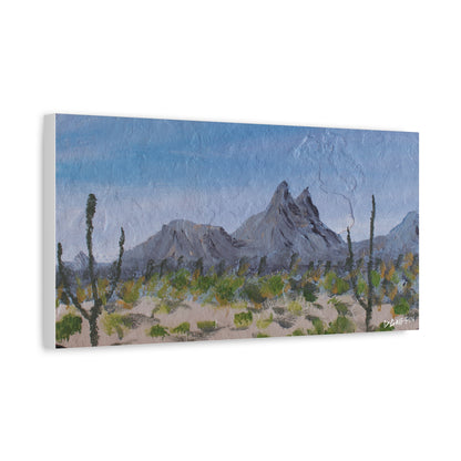 "Morning Mountain Haze" - Stretched Canvas Wall Decor