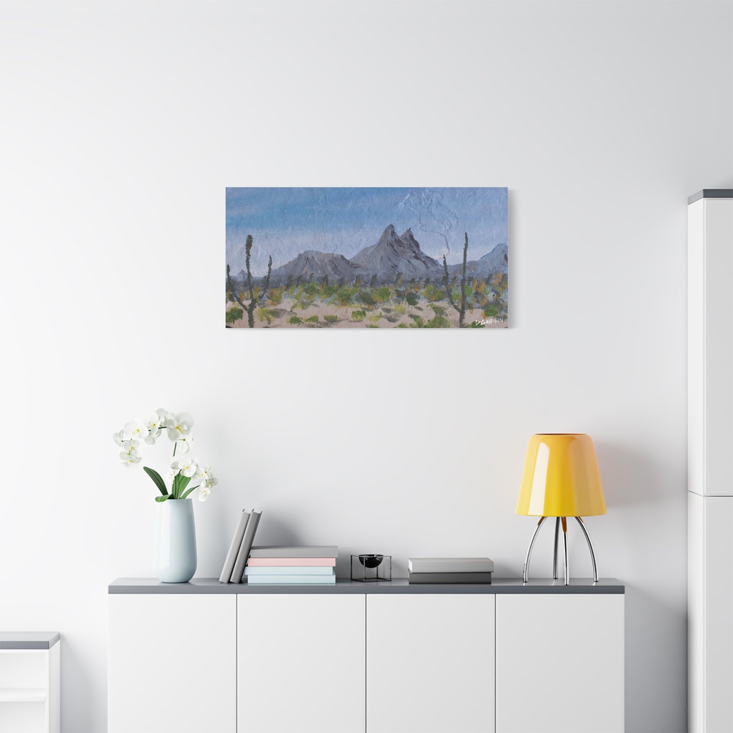 "Morning Mountain Haze" - Stretched Canvas Wall Decor