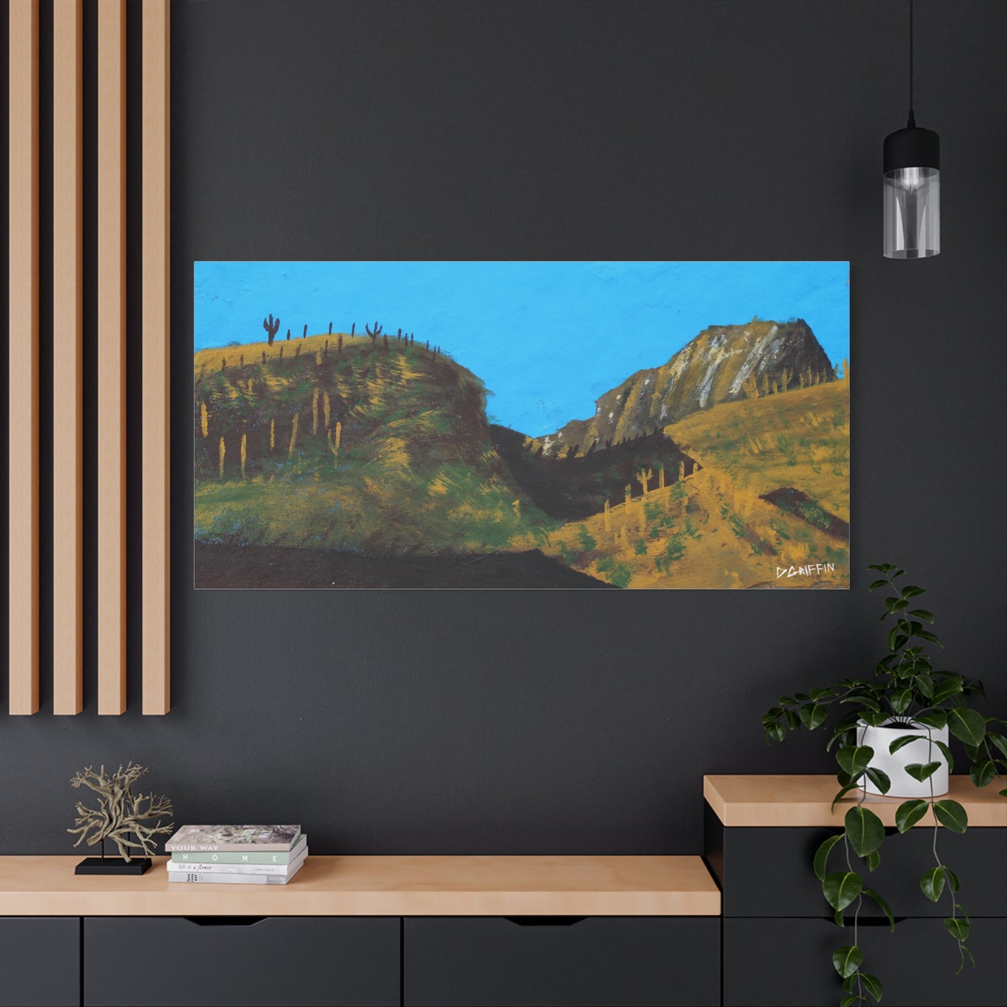 "Pima Canyon" - Stretched Canvas Wall Decor