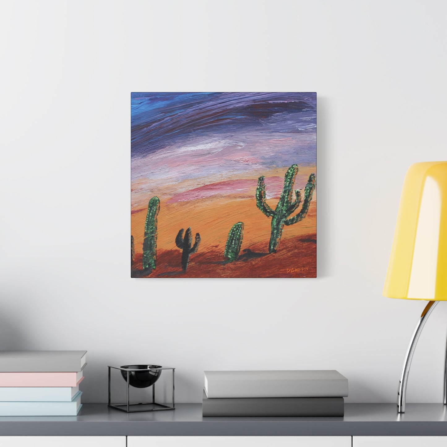 “Sonoran Twilight” - Stretched Canvas Wall Decor