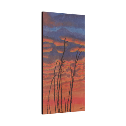 "Great Fire in the Sky" - Stretched Canvas Wall Decor