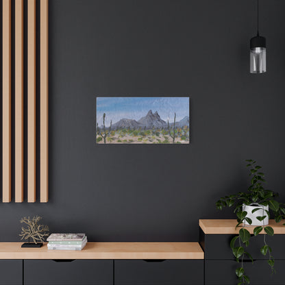 "Morning Mountain Haze" - Stretched Canvas Wall Decor