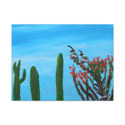 "Desert Duo" - Stretched Canvas Wall Decor