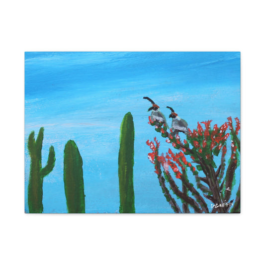"Desert Duo" - Stretched Canvas Wall Decor