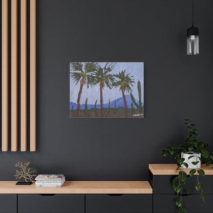 "Desert Palms" - Stretched Canvas Wall Decor