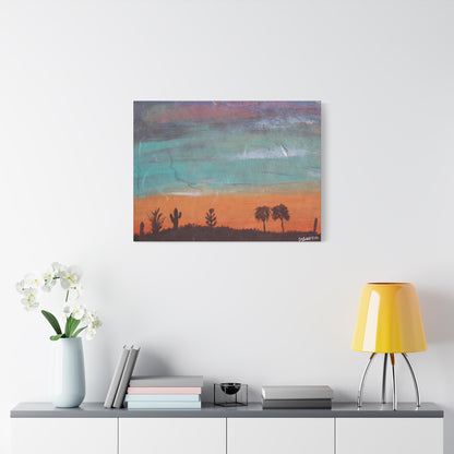 "Sonoran Sunset" - Stretched Canvas Wall Decor