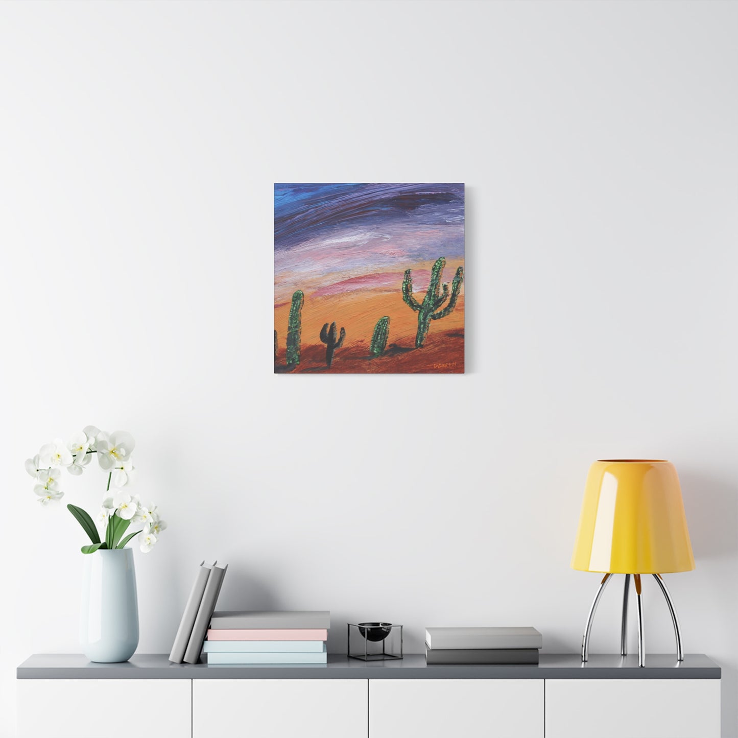 “Sonoran Twilight” - Stretched Canvas Wall Decor