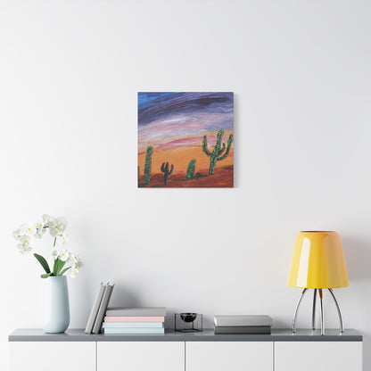 “Sonoran Twilight” - Stretched Canvas Wall Decor