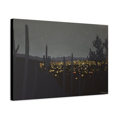 "Ocean of Jewels" - Stretched Canvas Wall Decor