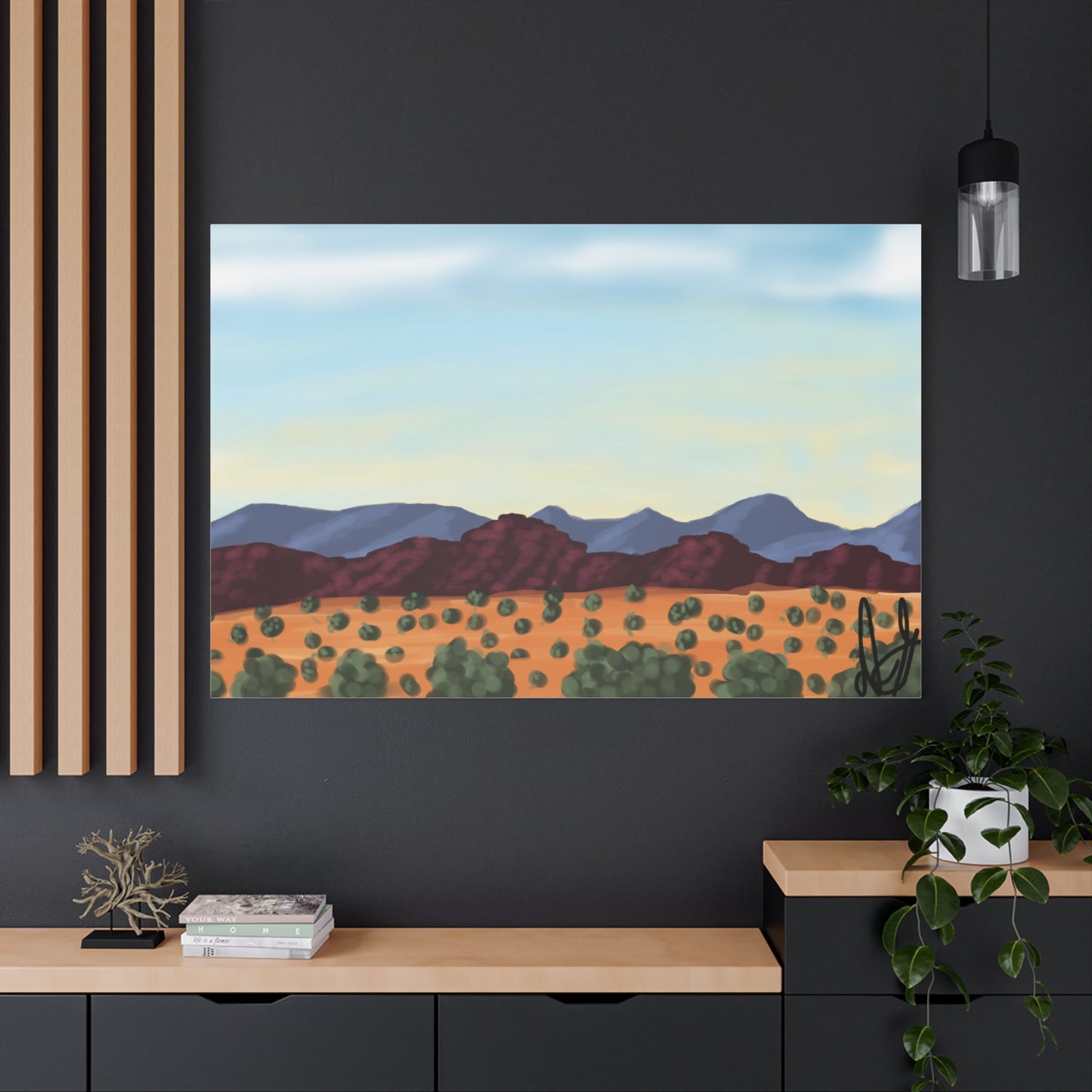 "Morning Horizon" - Stretched Canvas Wall Decor