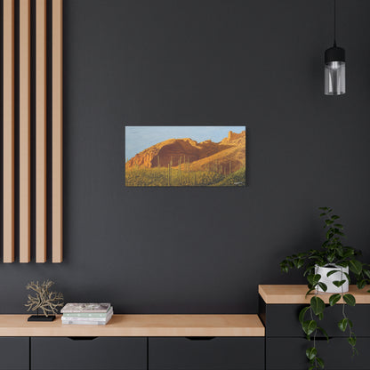 "Golden Hour at Finger Rock Trail" - Stretched Canvas Wall Decor