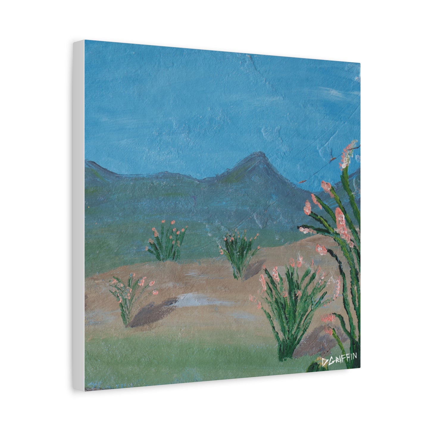 "Ocotillo Valley" - Stretched Canvas Wall Decor