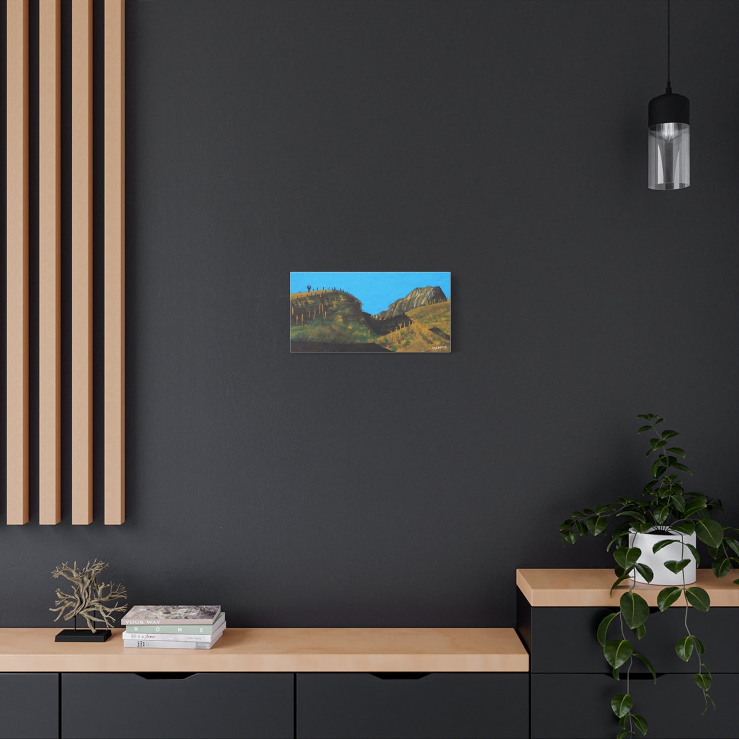 "Pima Canyon" - Stretched Canvas Wall Decor