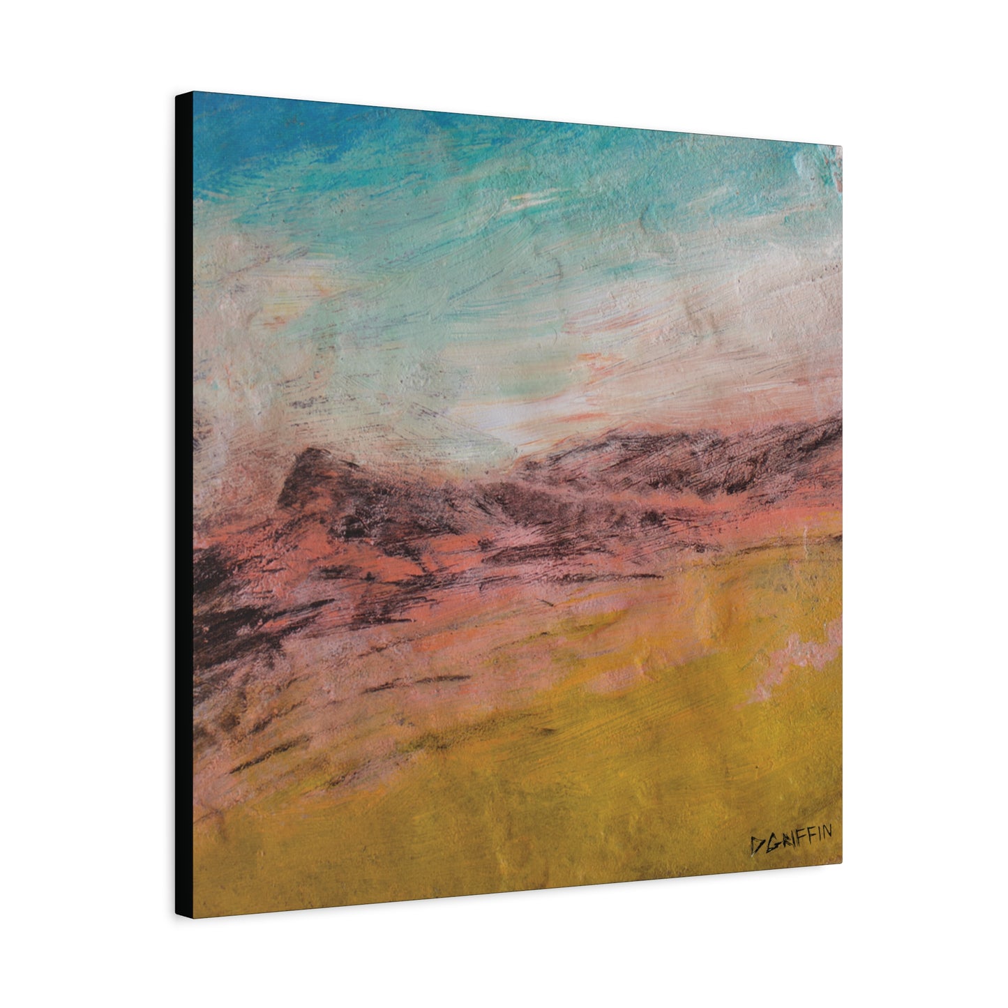 "Sunset on the Ridge" - Stretched Canvas Wall Decor