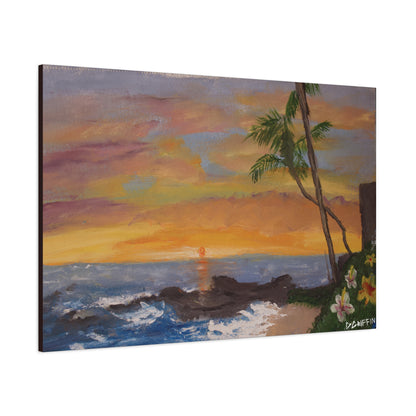 "Magic Sands Beach" - Stretched Canvas Wall Decor