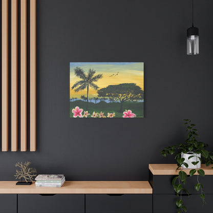 "Four Seasons Kona" - Stretched Canvas Wall Decor