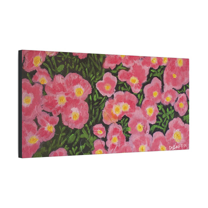 "Pink Petals" - Stretched Canvas Wall Decor