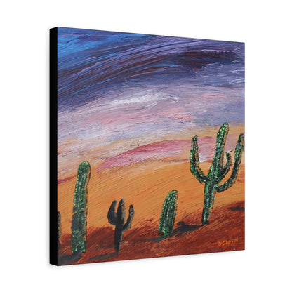 “Sonoran Twilight” - Stretched Canvas Wall Decor
